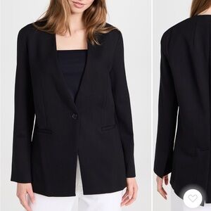SPANX Perfect Collarless Classic Black Blazer